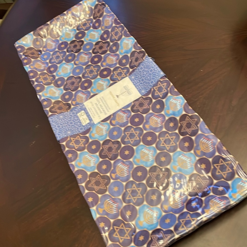 NWT FESTIVE LIGHTS HANUKKAH CHANUKAH 🕎 MELAMINE TRAY 18.5x8